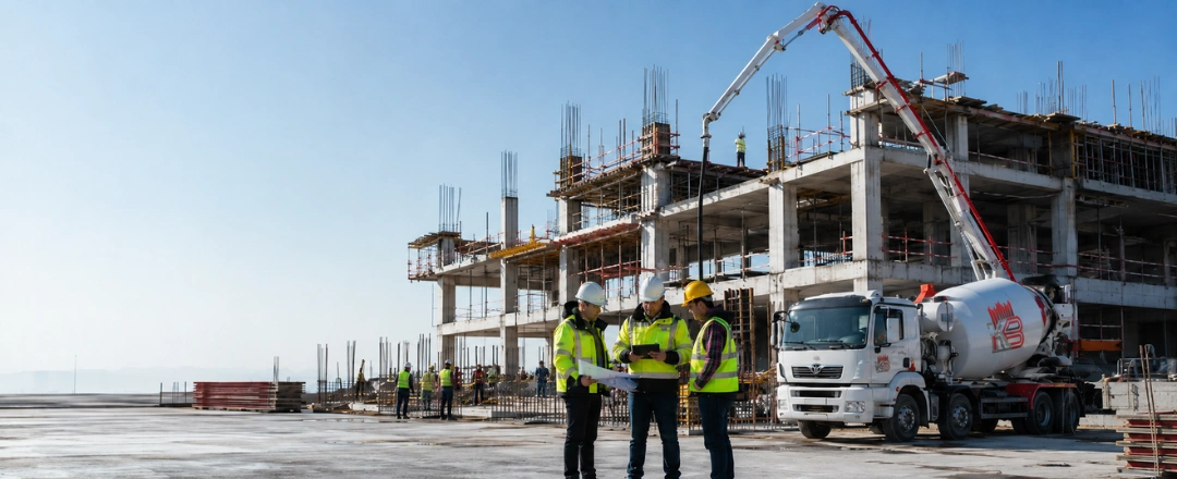KB Beton şantiye proje desteği ve hazır beton tedarik planlaması